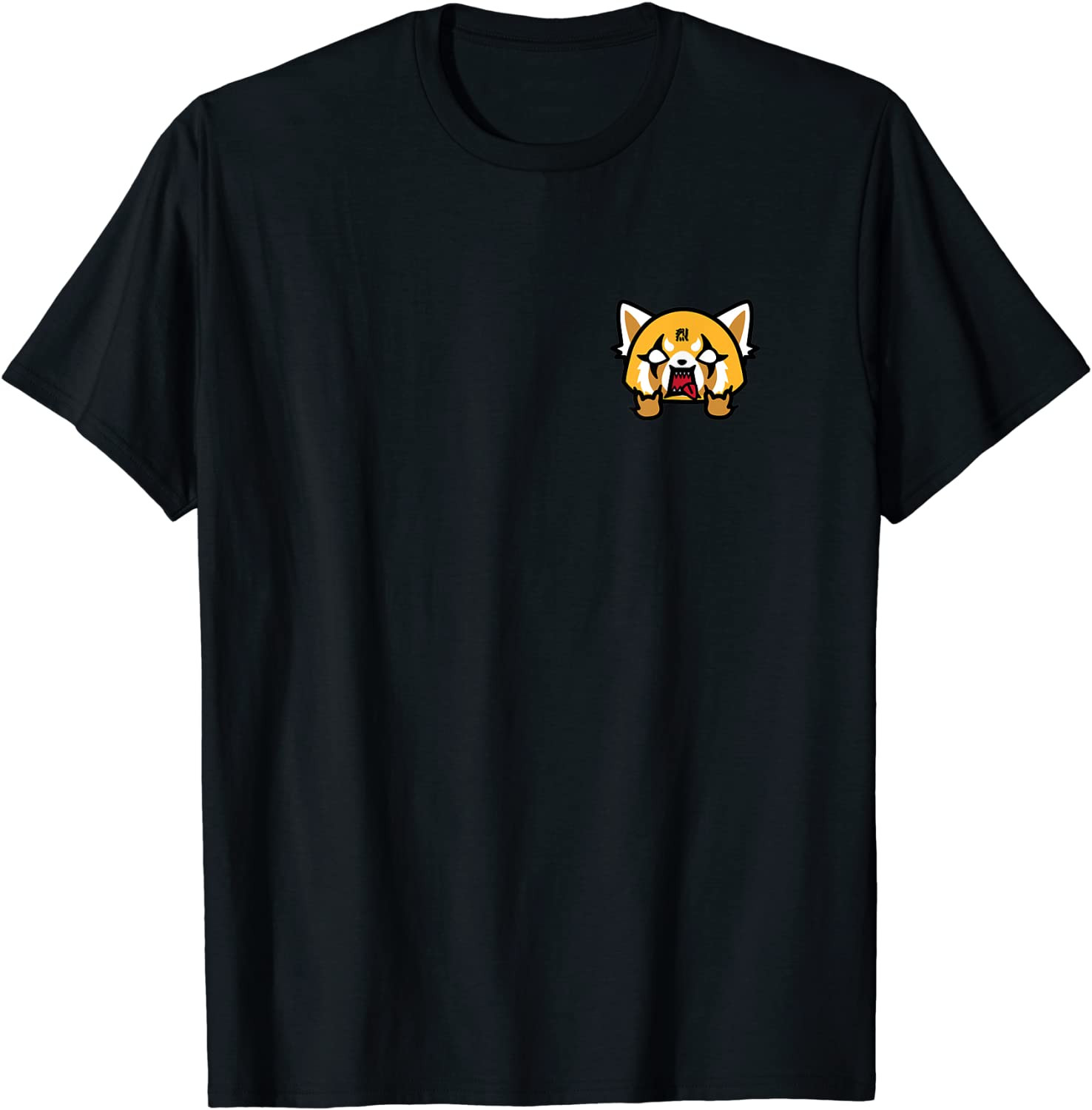 Aggretsuko Rage Front And Back Logo T-Shirt