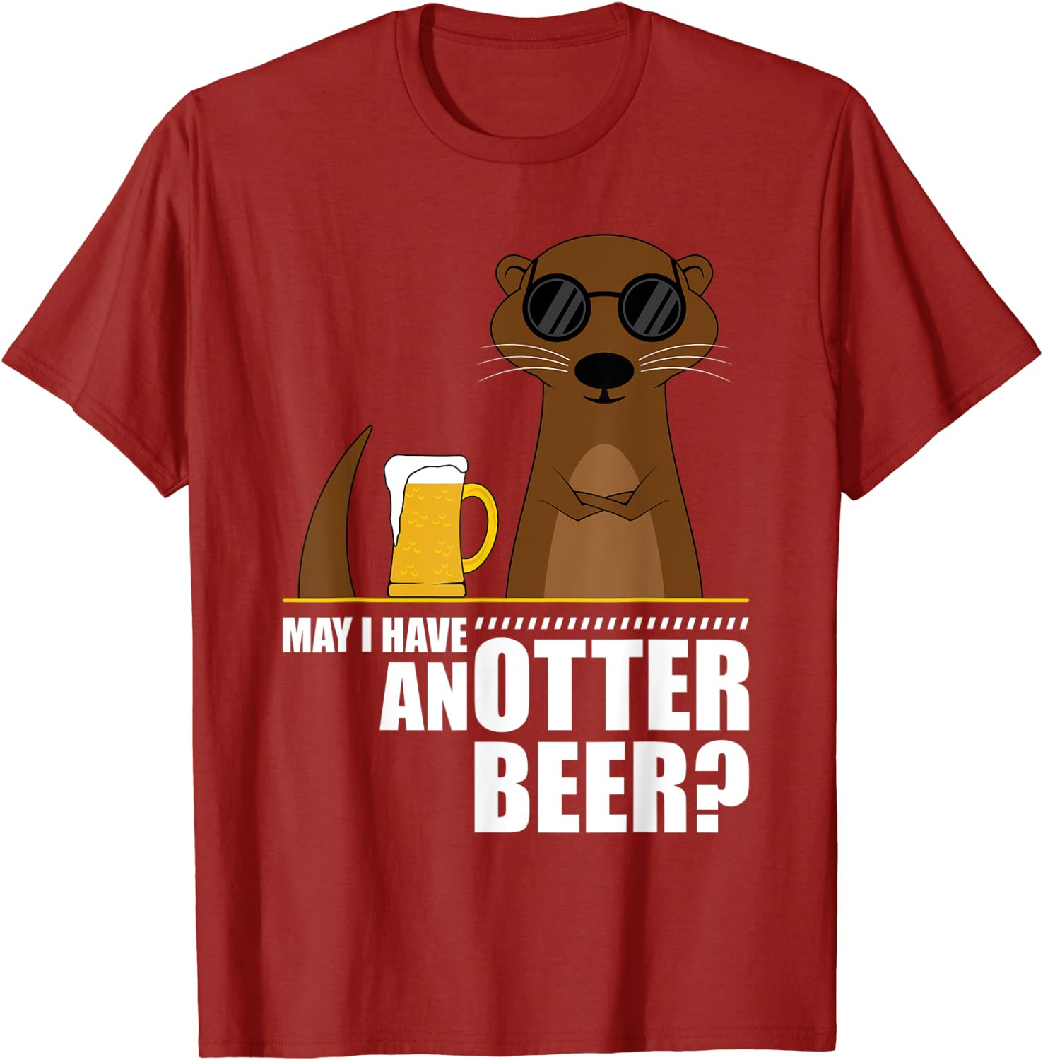 Anotter Beer Drunk Otter T-Shirt