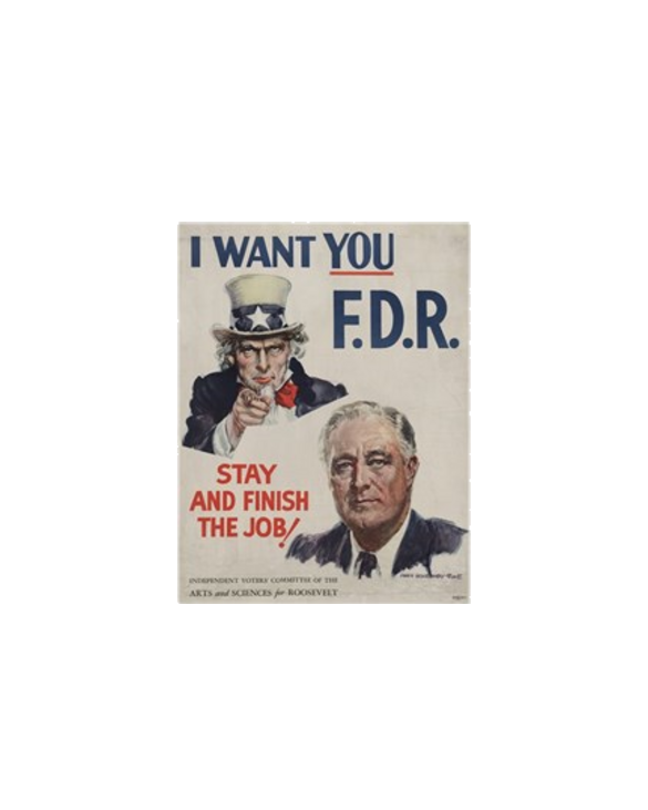 1944 Roosevelt - I Want You FDR