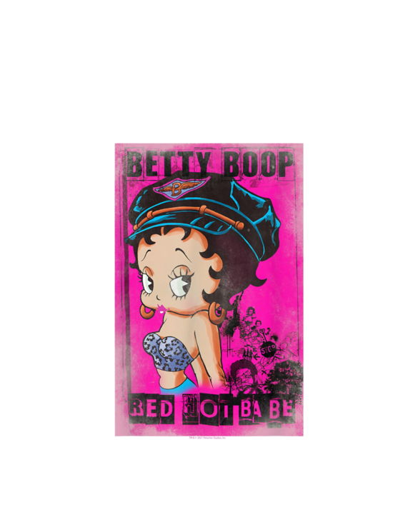 Betty Boop Red Hot Biker Betty T-Shirt