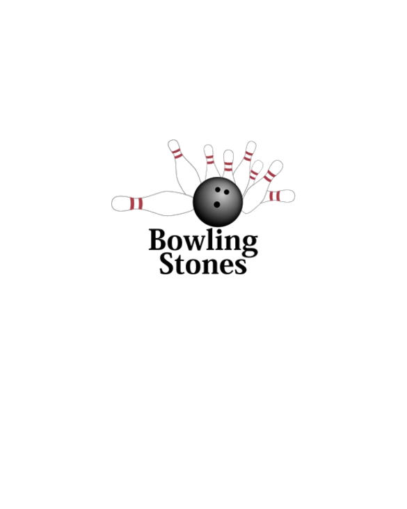 Bowling Stones Logo 2 Design Front C