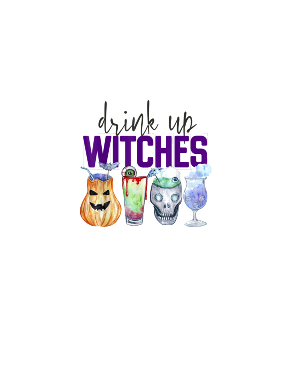 Drink Up Witches Women Halloween Funny Witch Costume T-Shirt