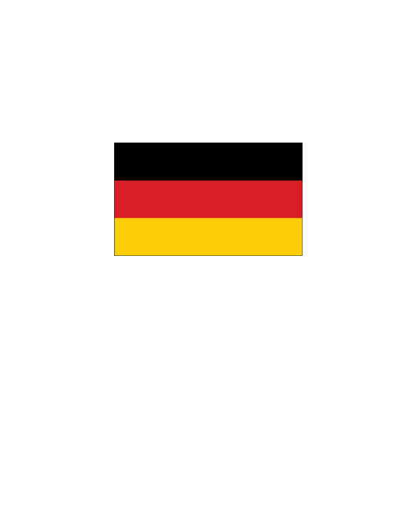 Germany Flag Black