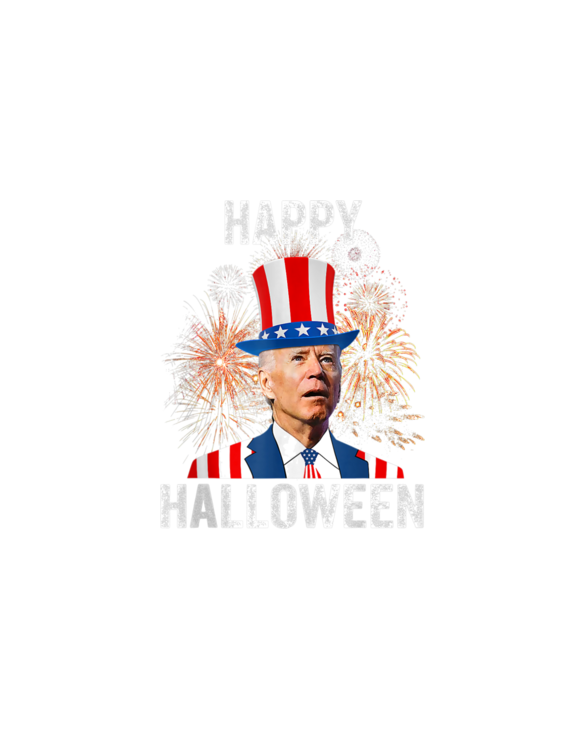 Halloween Funny Happy 4th Of July Anti Joe Biden Tank Top