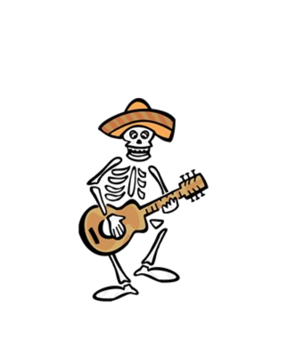 mariachi skeleton Light T-Shirt