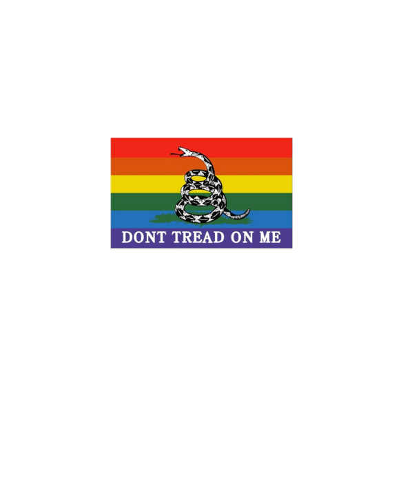 Rainbow Gadsden Flag