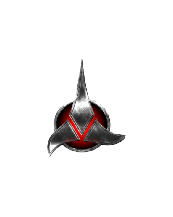 Star Trek KLINGON Metal Logo