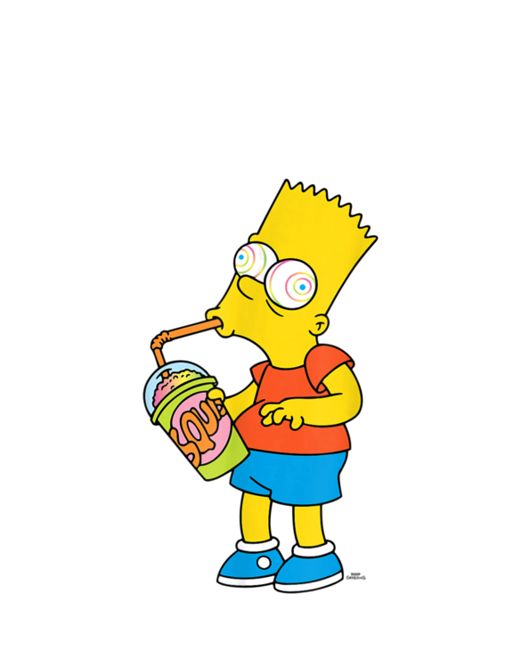 The Simpsons Bart Simpson Squishee Brain Freeze T-Shirt