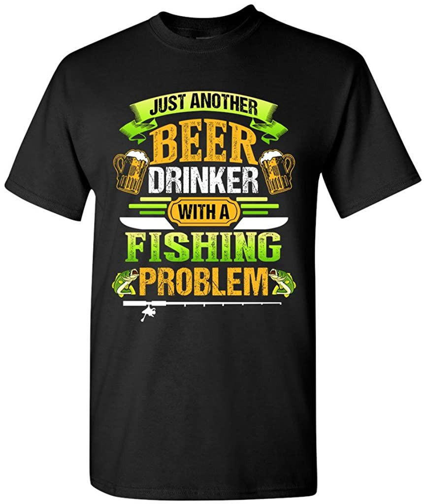 Beer Drinker With A Fishing Problem Fish Animal T-Shirt