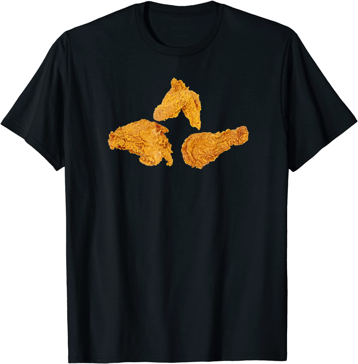 Chicken Wing Costume Halloween Fried Breast Drumsticks Woman T-Shirt