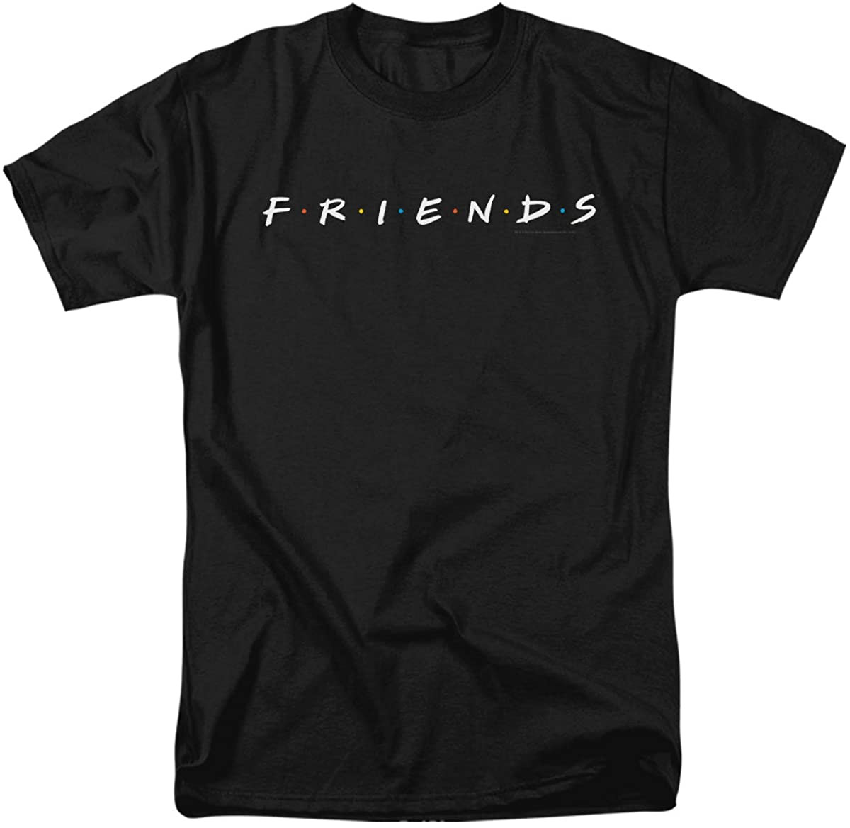 Classic Friends TV Show Logo Black T-Shirt