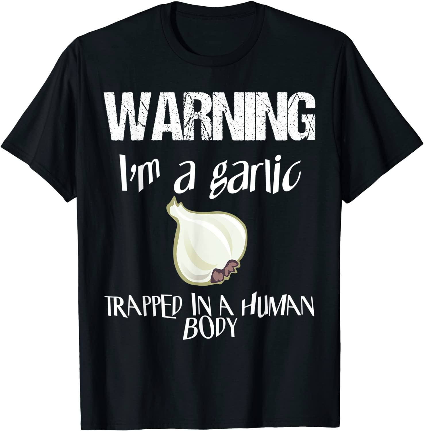 Cute Garlic Halloween  T-Shirt