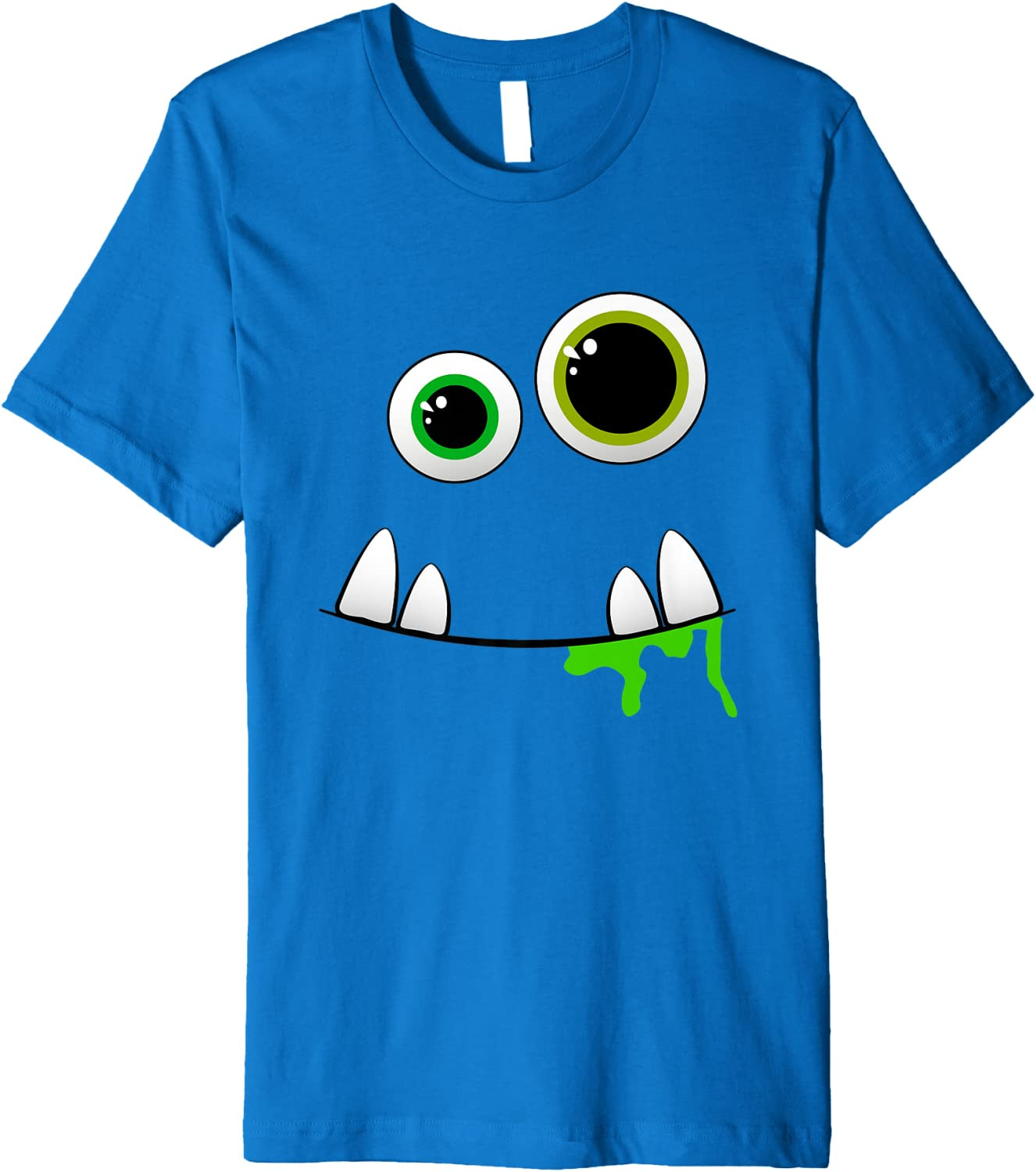 Cute Monster Face Halloween Group Costume Gift T-Shirt