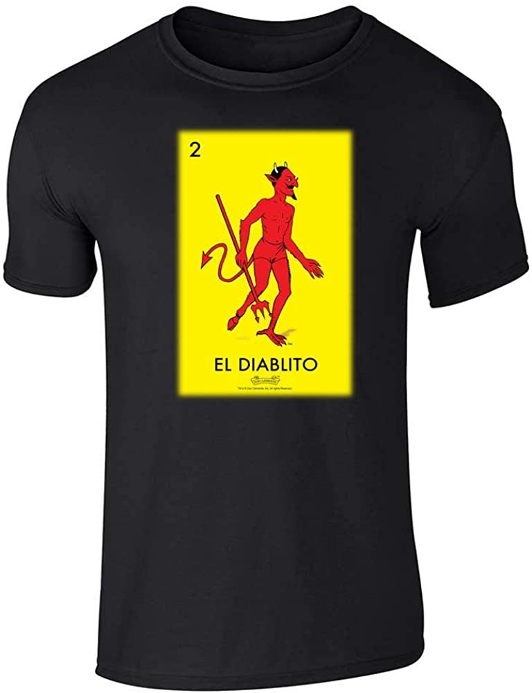 El Diablito Devil Loteria Card Mexican Bingo Graphic T-Shirt