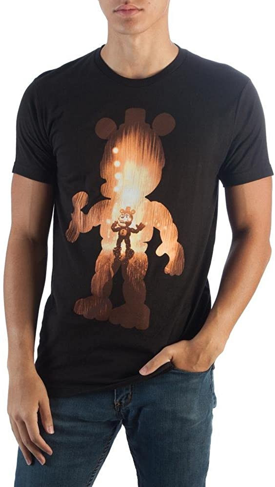 Five Nights At Freddy's Freddy Fazbear Silhouette Shape T-Shirt