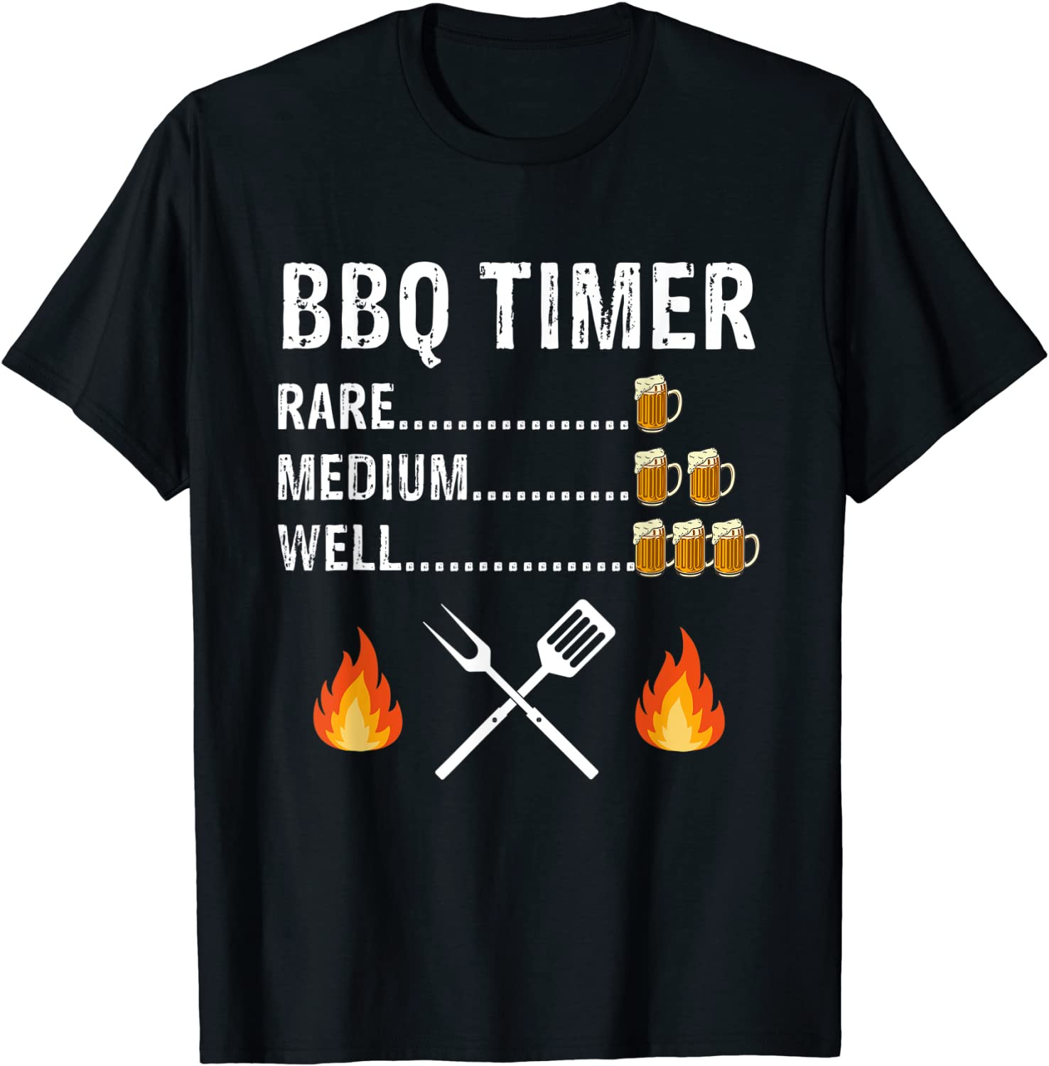 Funny BBQ Timer Drinker T-Shirt