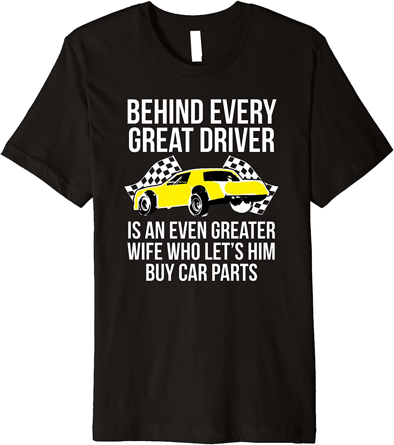 Funny Husband Driver Great Wife Racing Car Parts G Body Race T-Shirt