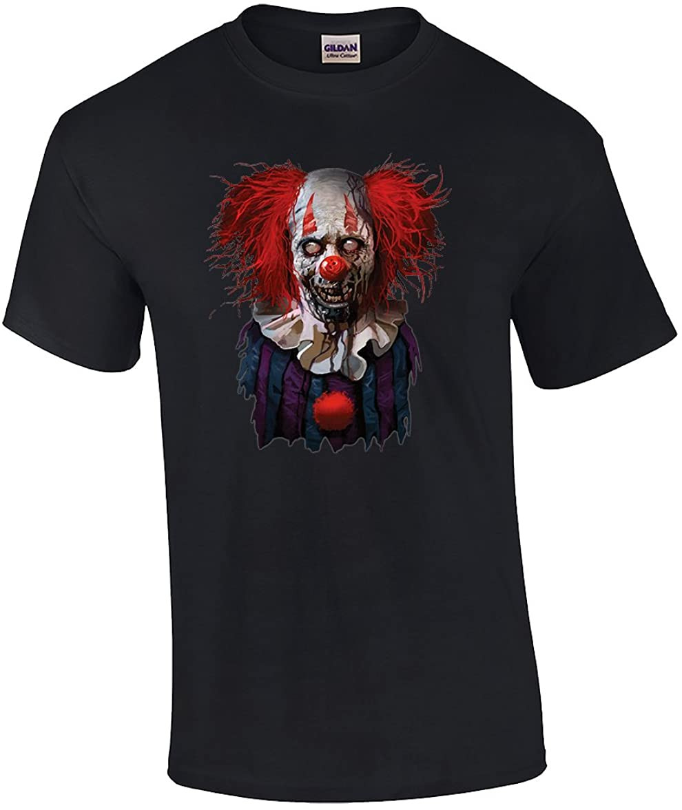 Funny Scary Zombie Clown Halloween T-Shirt