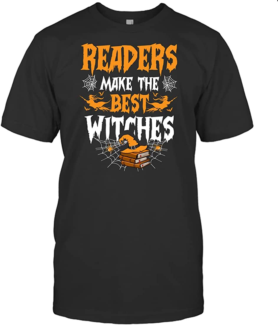 Halloween Reading Readers Make The Best Witches Book Nerd  T-Shirt