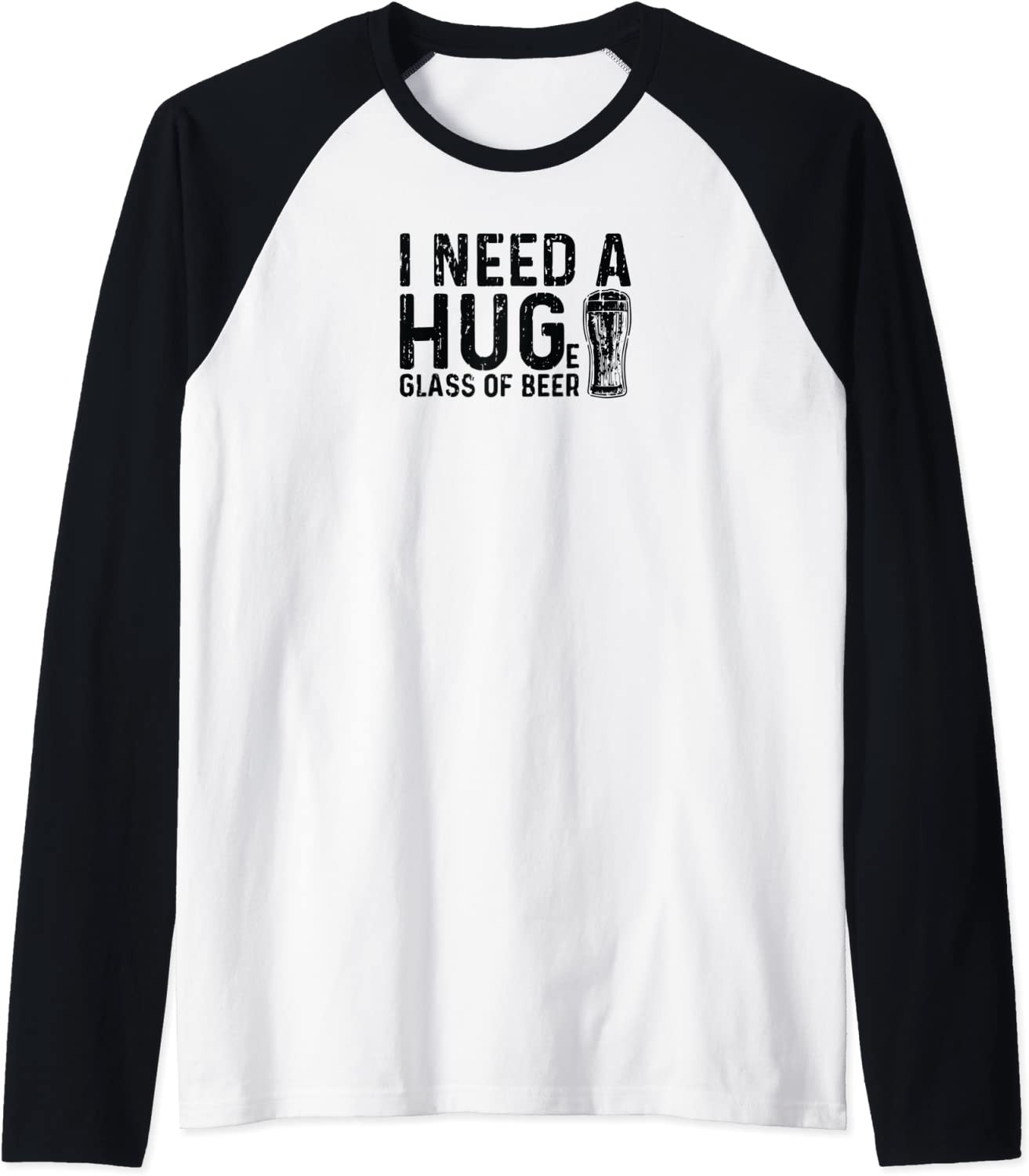 I Need A Hug Huge Glass Of Beer T-Shirt