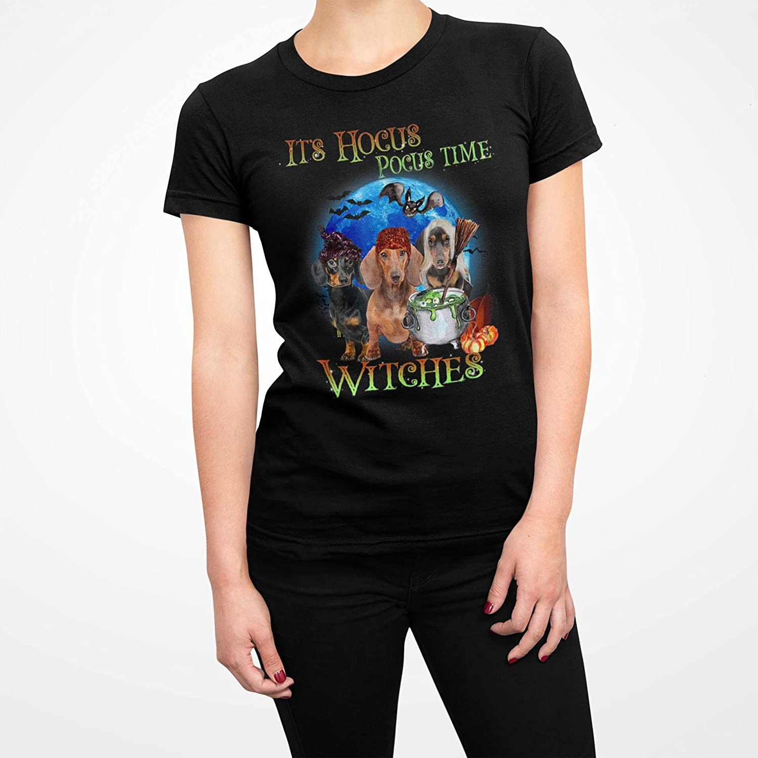 It'S Hocus Pocus Time Witches Halloween T-Shirt