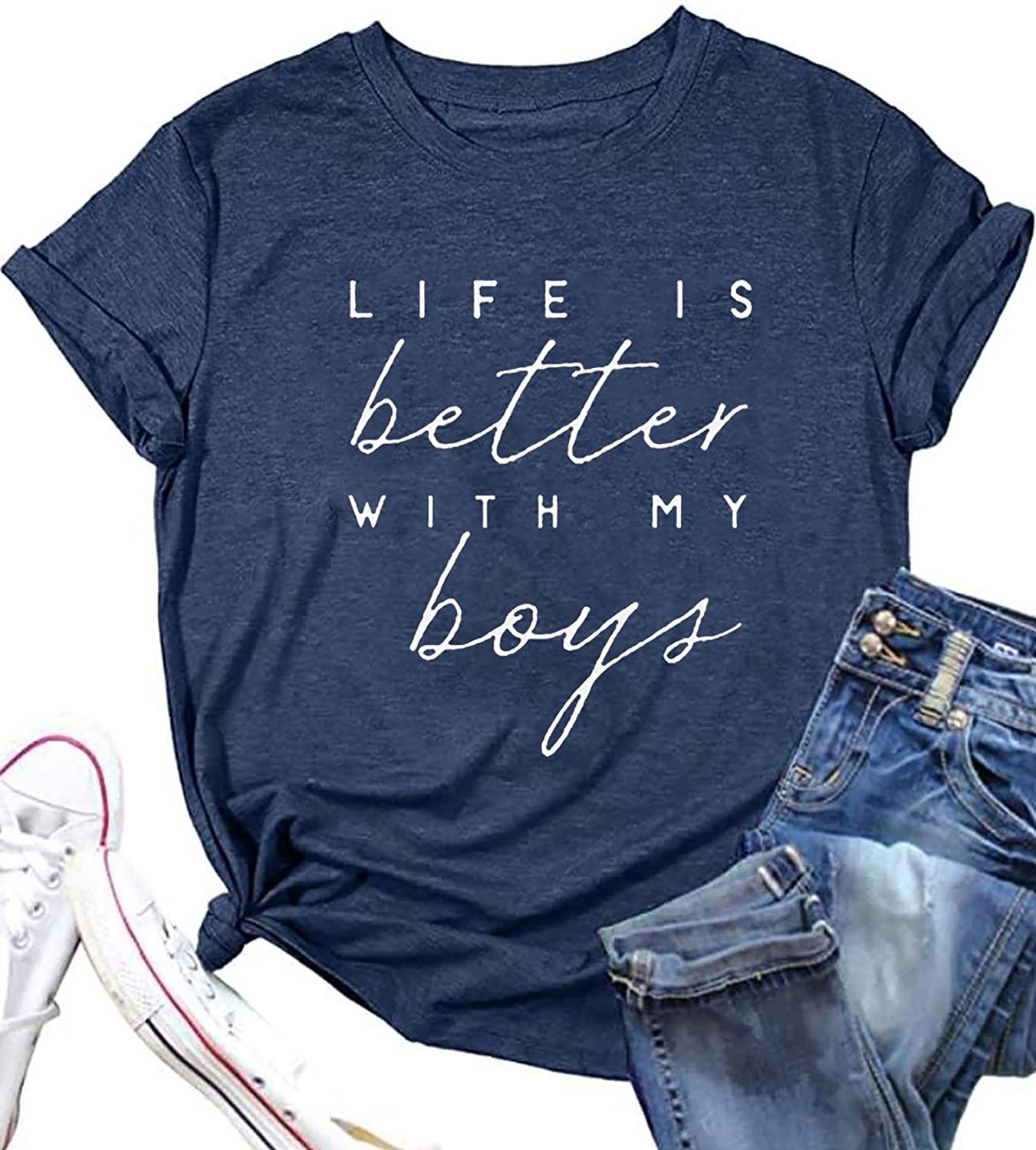 Life Is Better With My Boys T-Shirt