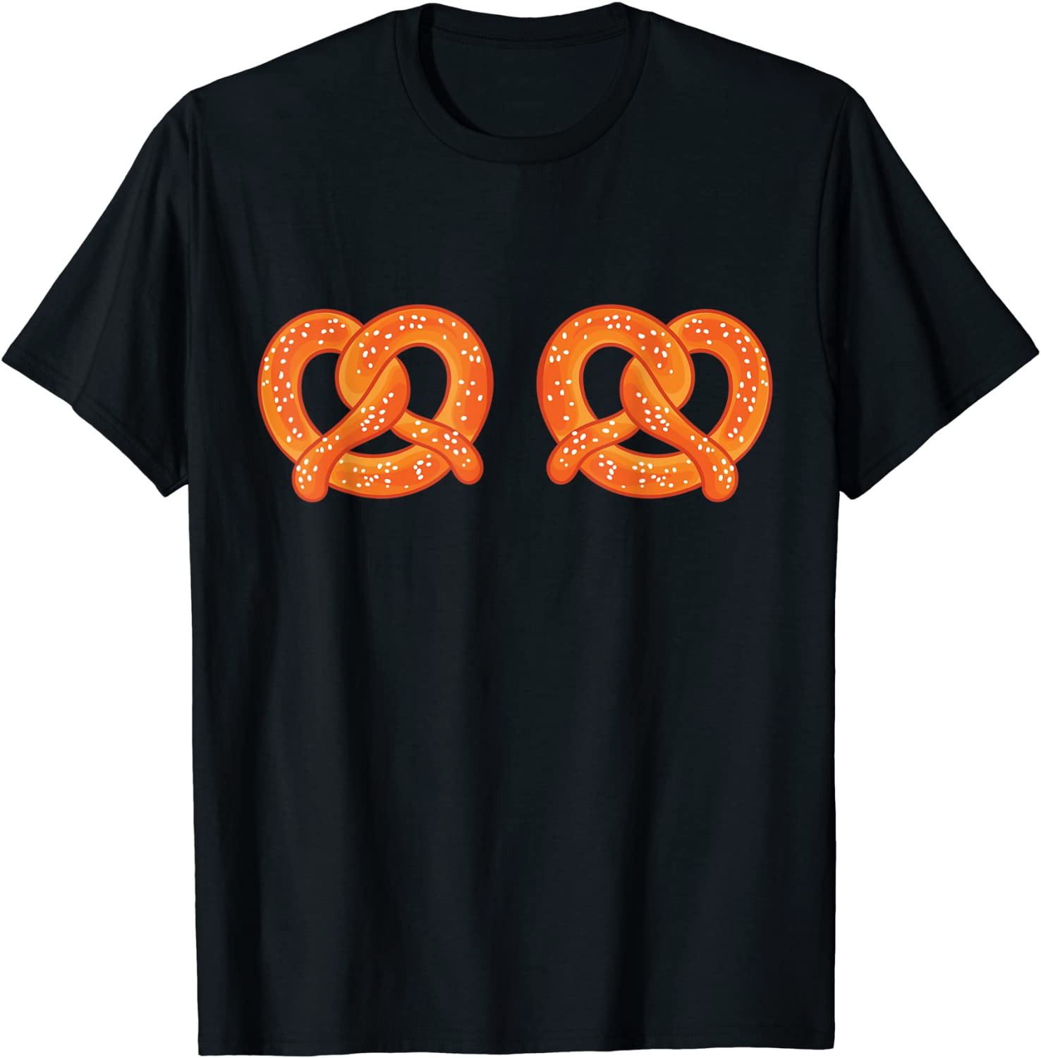 Oktoberfest Costume Pretzel Boobs German Brezel Beer T-Shirt