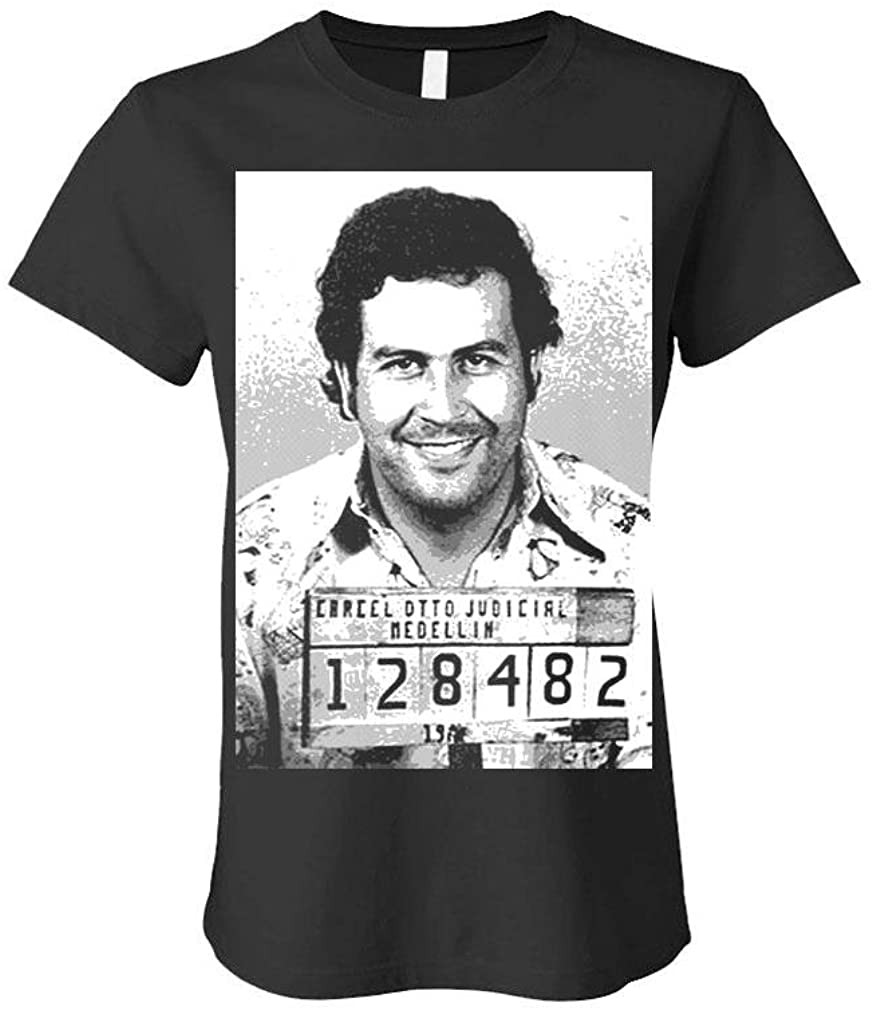 Pablo Escobar - Drug Cartel Kingpin Cocaine - Ladies Cotton T-Shirt