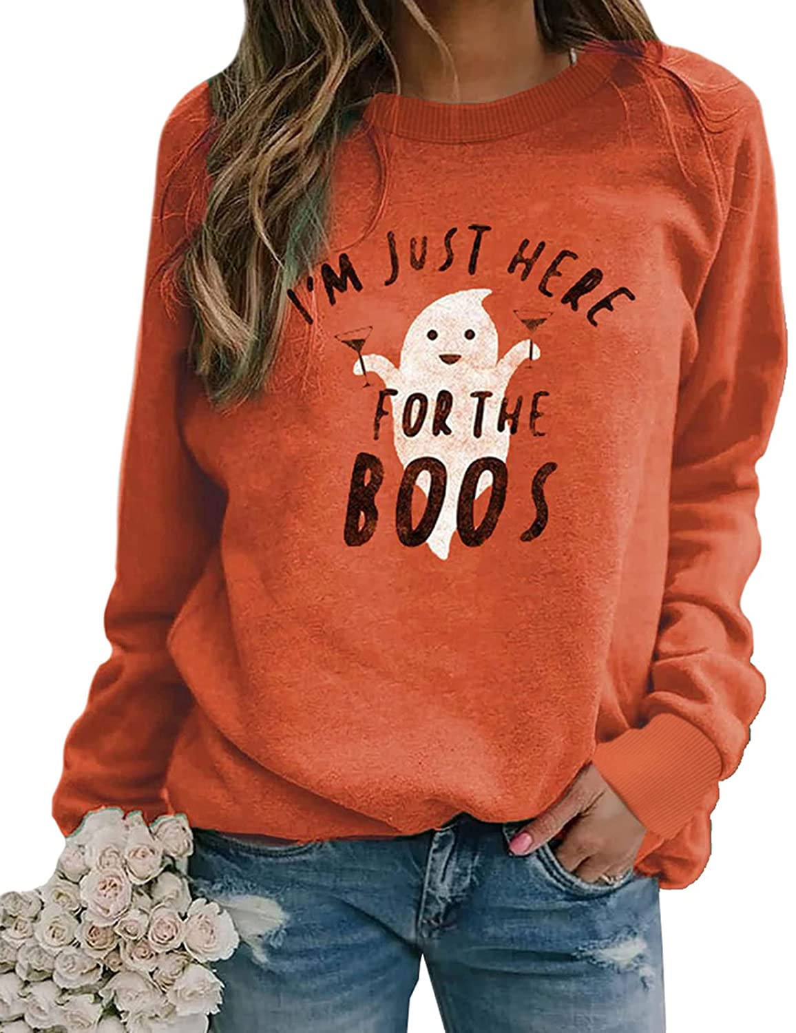 Pumpkin-Sweatshirt Halloween Crewneck T-Shirt