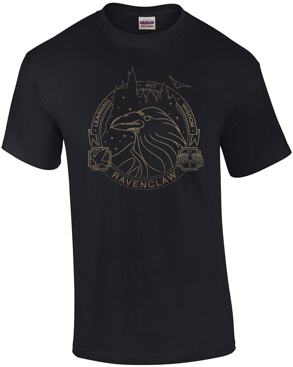 Ravenclaw Line Art Logo T-Shirt