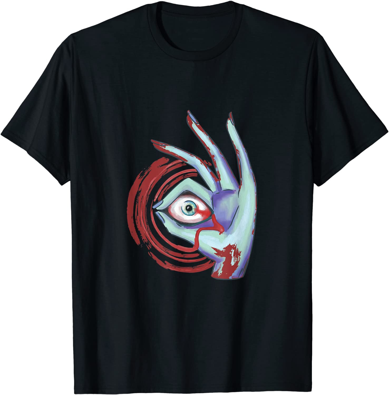 Scary Halloween Bloody Eyeball Costume Outfit Idea T-Shirt