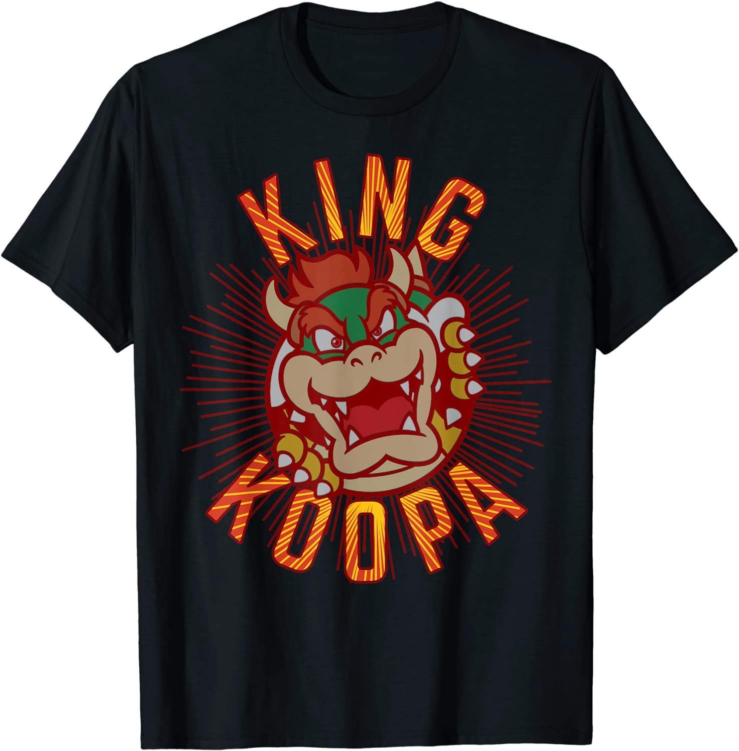 Super Mario King Koopa Bowser Portrait T-Shirt