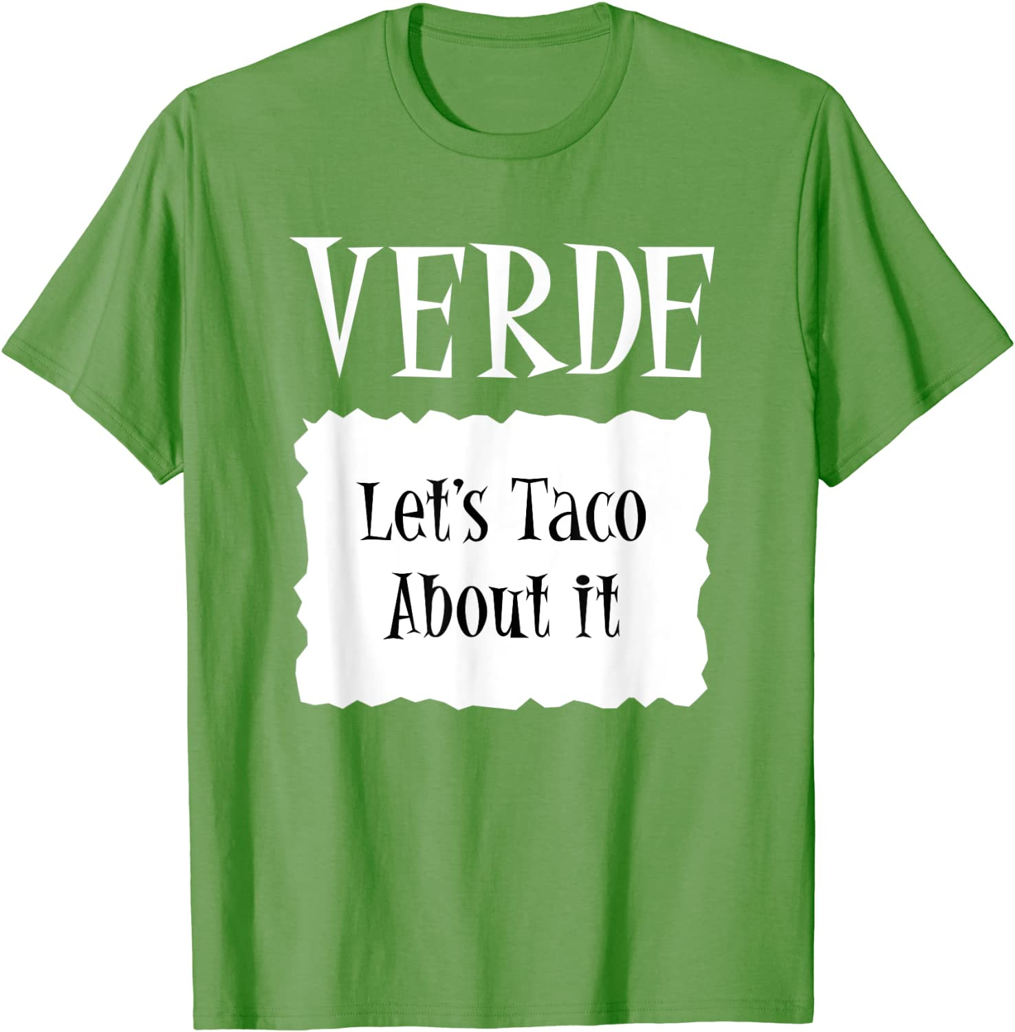 VERDE - Hot Packet Halloween Taco Costume T-Shirt