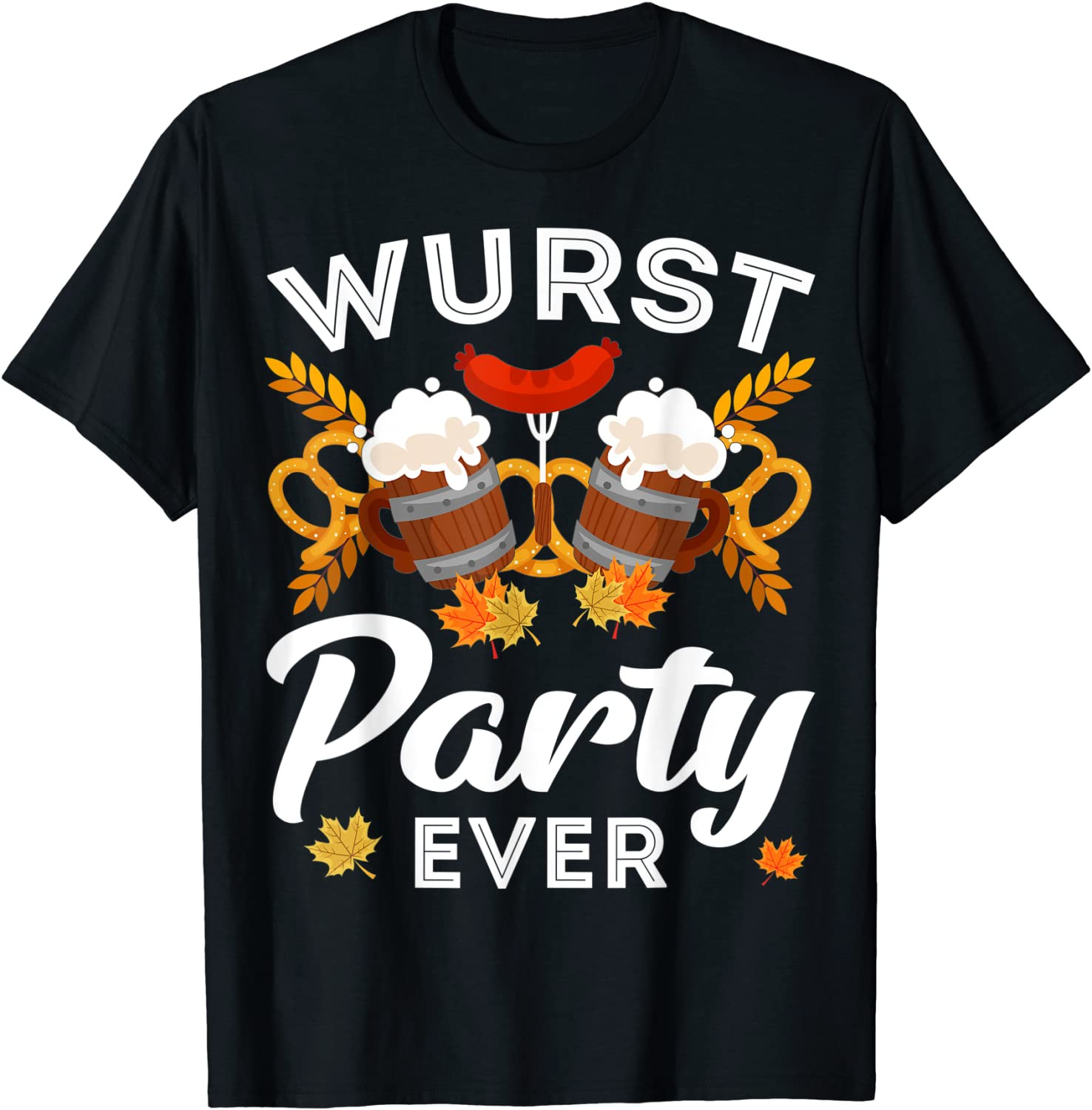 Wurst Party Ever Beer German Oktoberfest T-Shirt