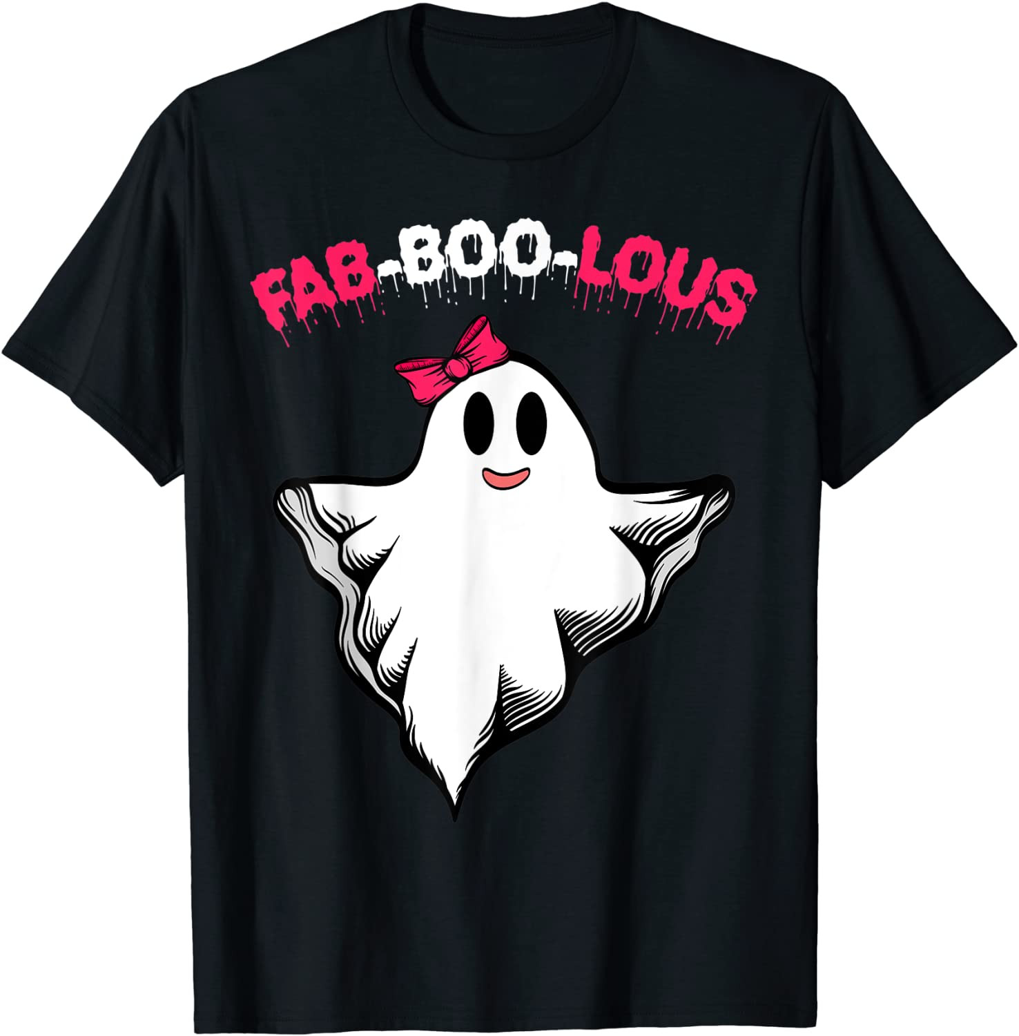 Halloween Costume Ghost Boo Fabolous Fab Boo Lous Cute Ghost T-Shirt