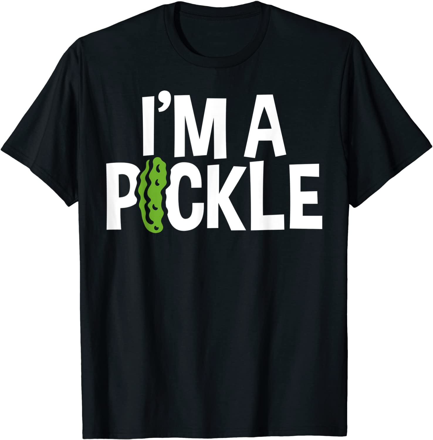 I'm A Pickle Lazy Halloween Costume Vegan T-Shirt