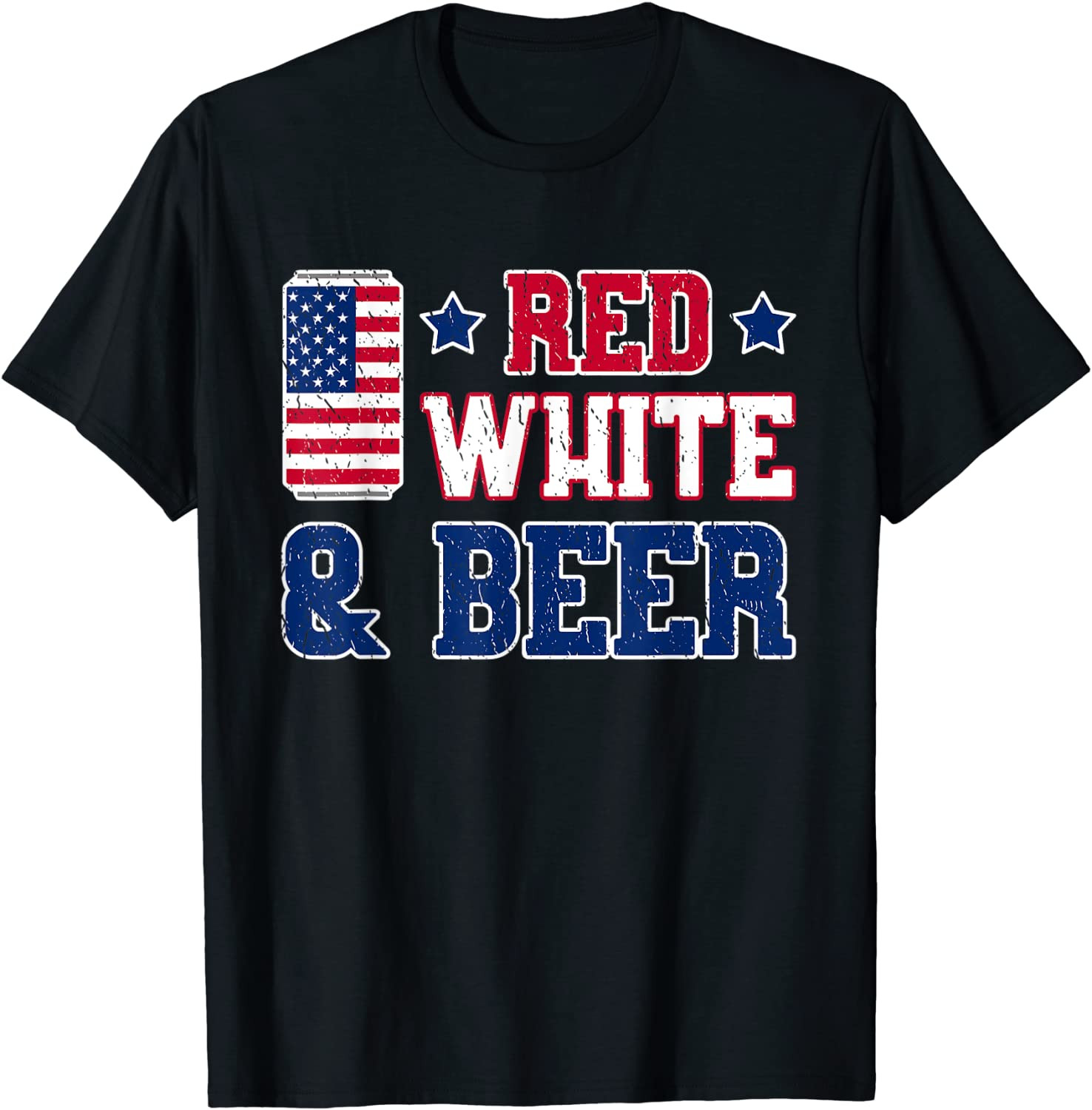 Red White And Beer  T-Shirt