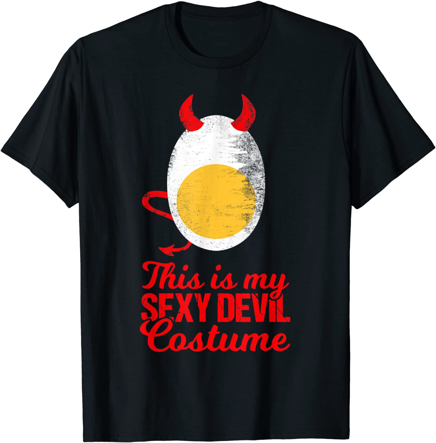 This Is My Sexy Devil Costume Deviled Egg Halloween T-Shirt