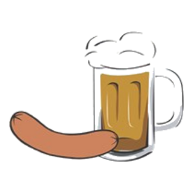 Beer and a Big Sausage