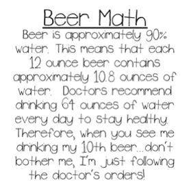 Beer Math Long Sleeve T-Shirt