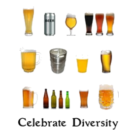 Celebrate Diversity Beer Light T-Shirt