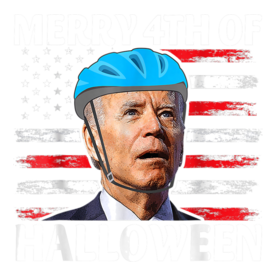 Funny Biden Dazed Merry 4th July Happy Halloween Biden Bike T-Shirt