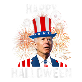 Halloween Funny Happy 4th Of July Anti Joe Biden T-Shirt