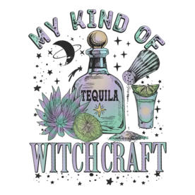 My Kind Of Witchcraft Tequila Funny Halloween T-Shirt