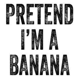 Pretend I'm A Banana Funny Lazy Halloween Costume T-Shirt